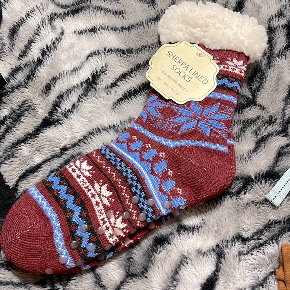 Sherpa Lined Socks